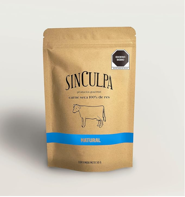 Bolsa de carne seca Sin Culpa sabor natural